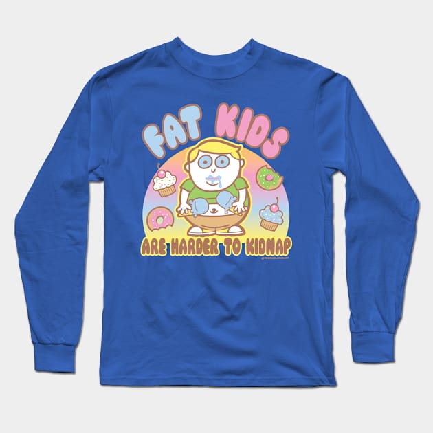 FAT KIDS Long Sleeve T-Shirt by toddgoldmanart